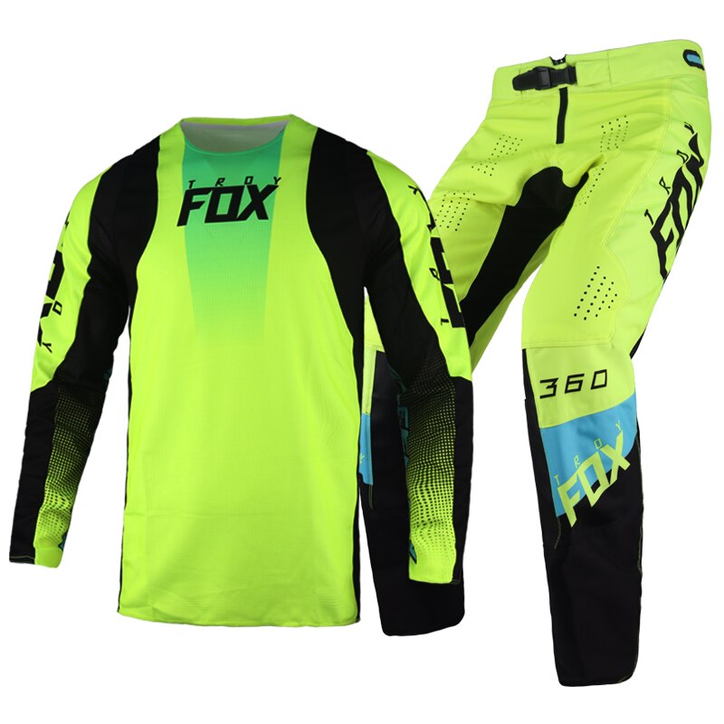 MX Dirt Bike Gear Set 2022 Troy Fox 360 Dier Jersey Pants Motocross  ŰƮ ε  Ŭ  Ʈ 